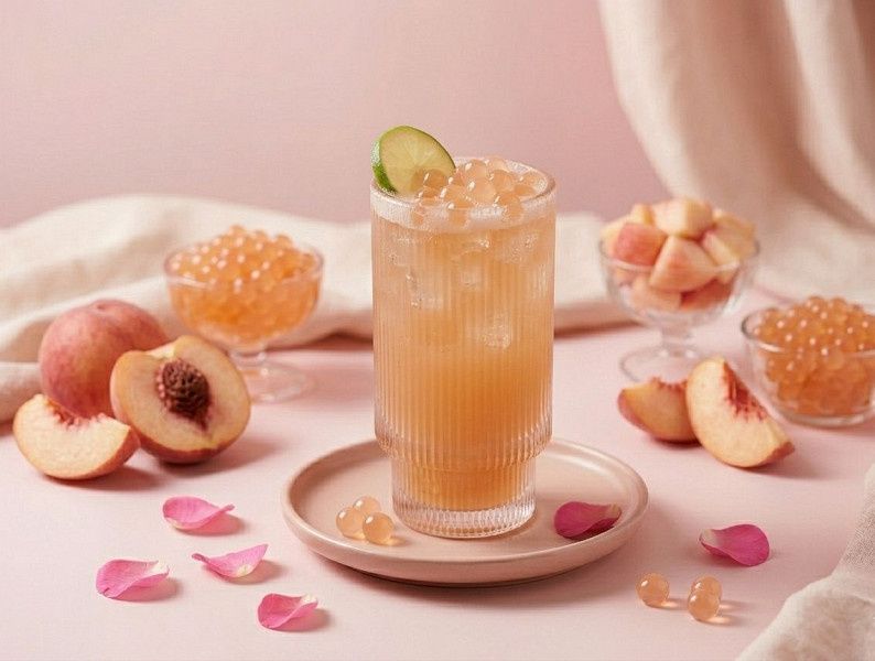 Peach Bubble Tea 300Ml