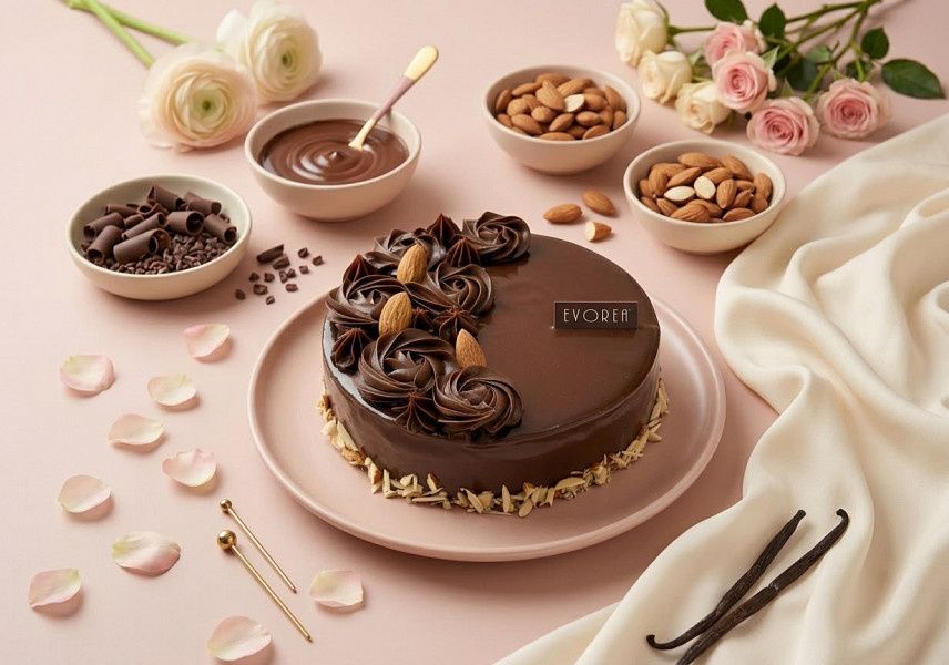 Almond Rocher Cake