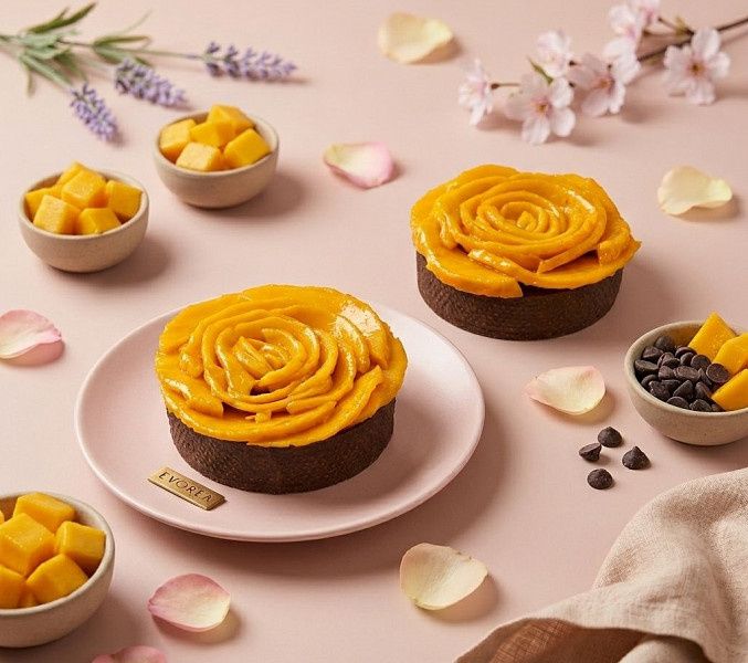 Mango Chocolate Tart