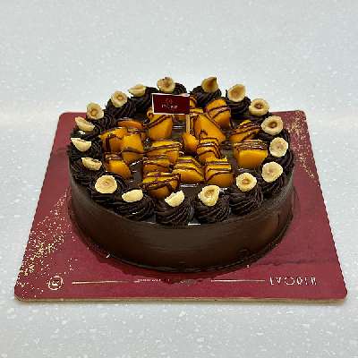Mango Nutella Cake