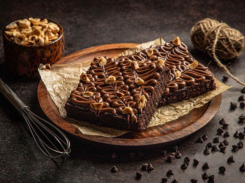 Nutty Nutella Brownie For Mom