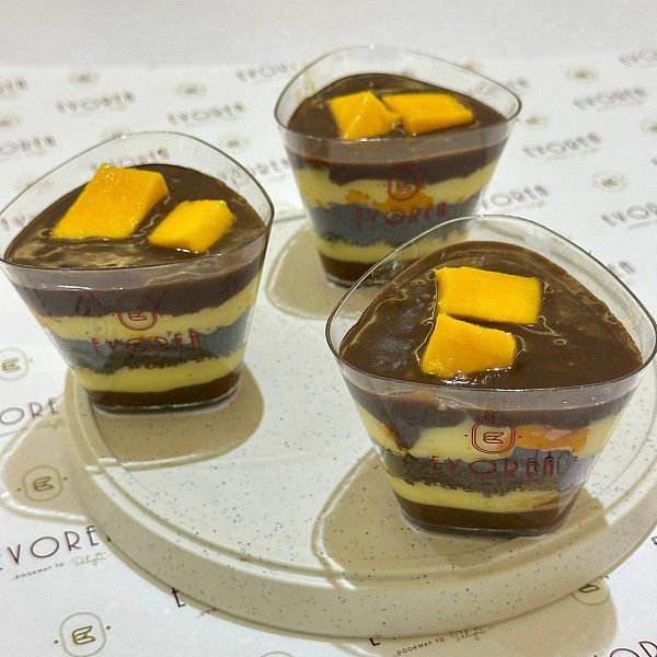 Mango Triffle Glass