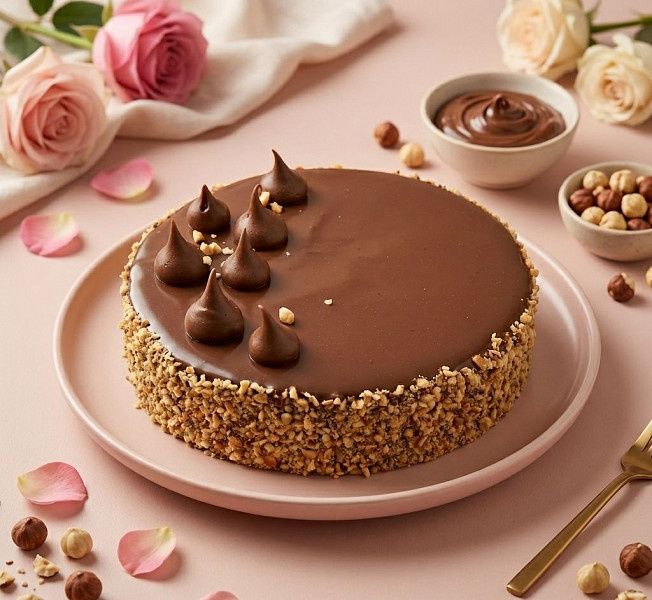 Nutty Nutella Cake