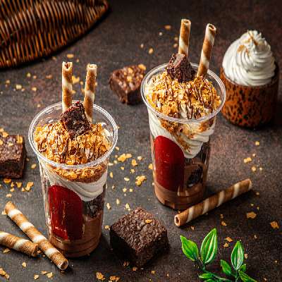 Nutella Crunch Glass Dessert