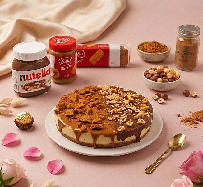 Newyork Nutella & Biscoff Cheesecake