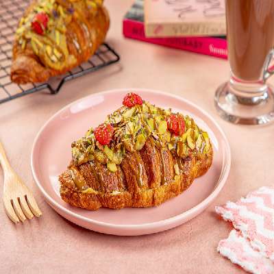 Pistachio Raspberry Croissant