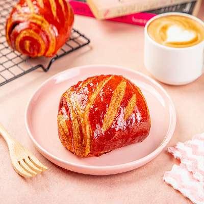 Red Coloured Pain Au Chocolat