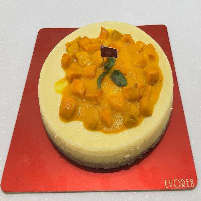 Mango Baked Cheesecake