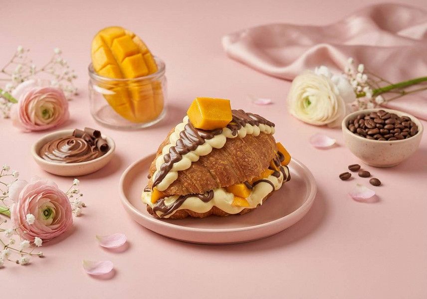 Mango Nutella Croissant