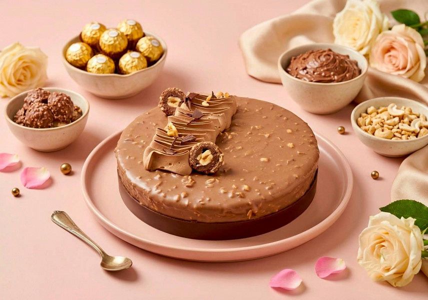 Ferrero Rocher Cake