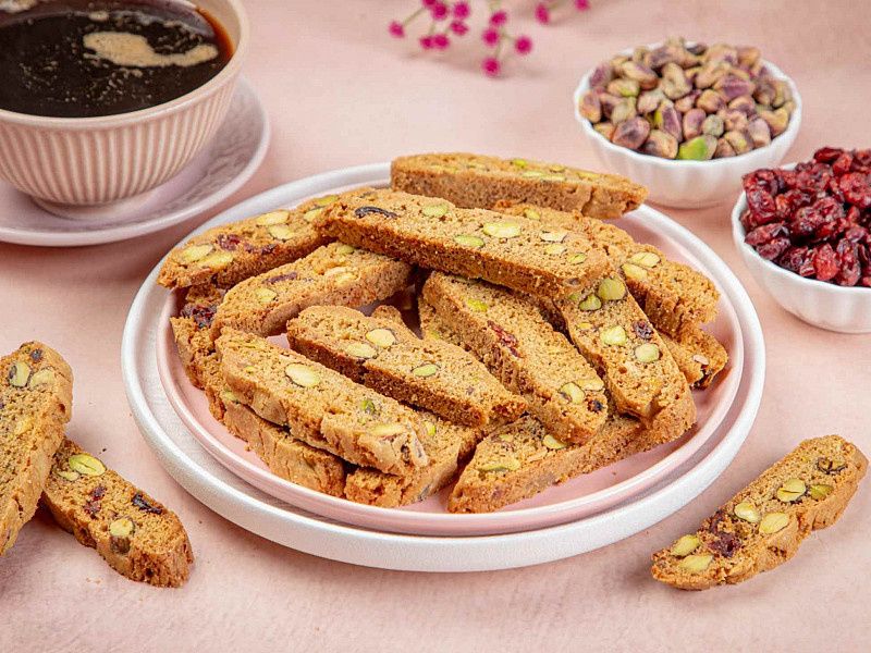 Pistachio Cranberry Biscotti 150Gm