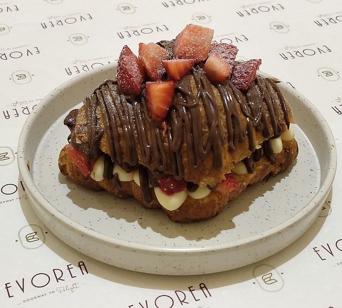 Strawberry Nutella Croissant