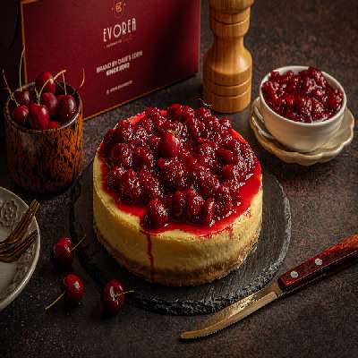Cherry Baked Cheesecake