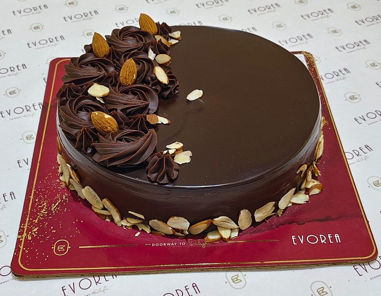 Roasted Almond Chocolate Cake