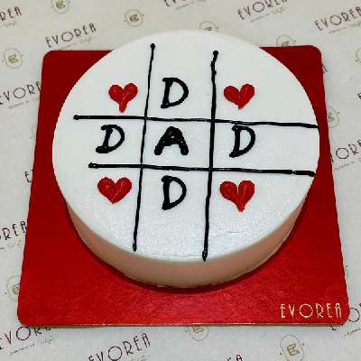 Father'S Day Chocolate Mocha Cake (600Gm)