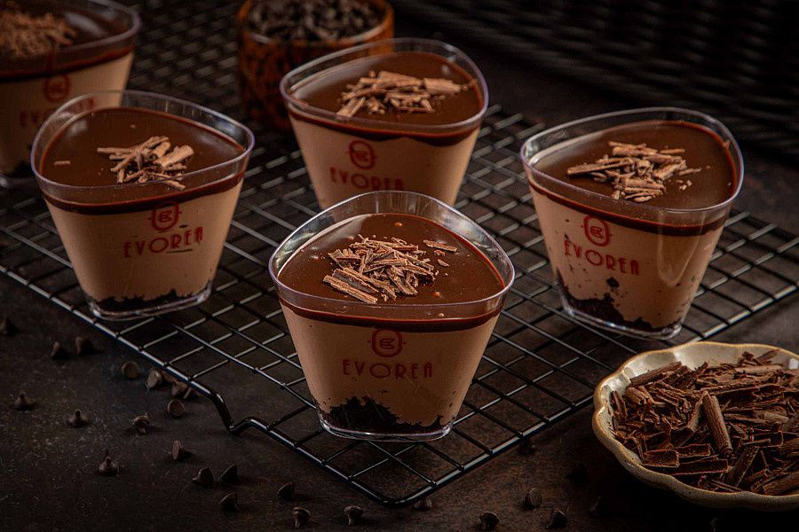 Chocolate Mousse Glass Dessert