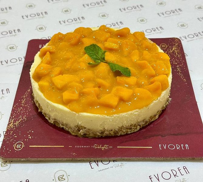 Baked Mango Cheesecake