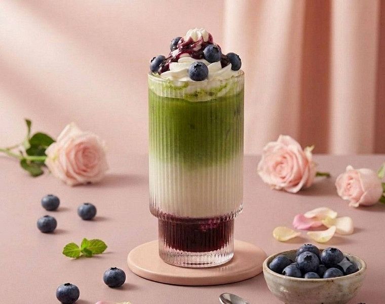Blueberry Iced Matcha 300Gm