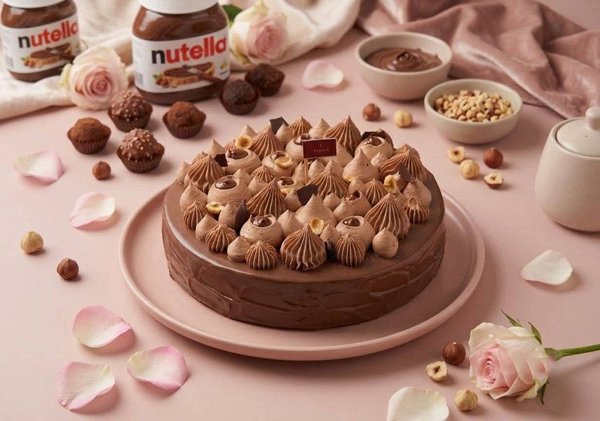 Nutty Nutella Cake