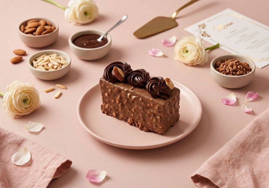 Almond Rocher Pastry