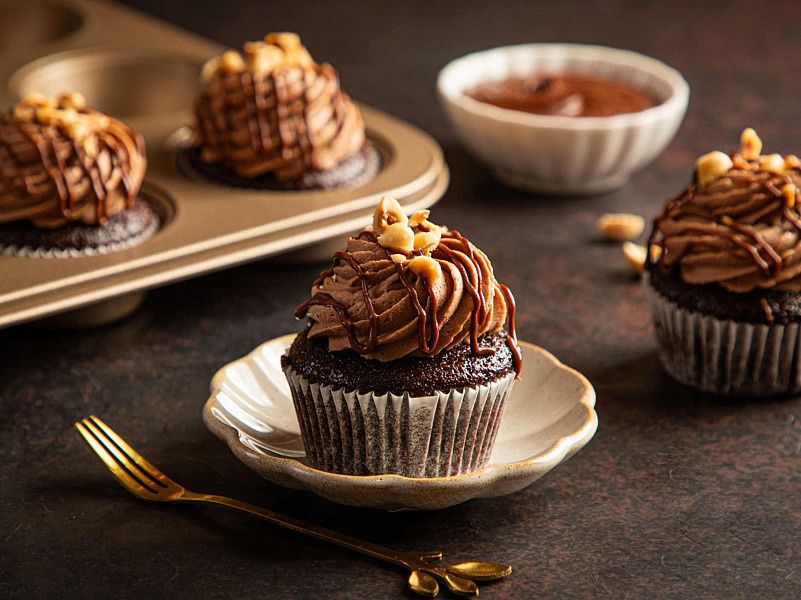 Nutty Nutella Cupcake For Mom