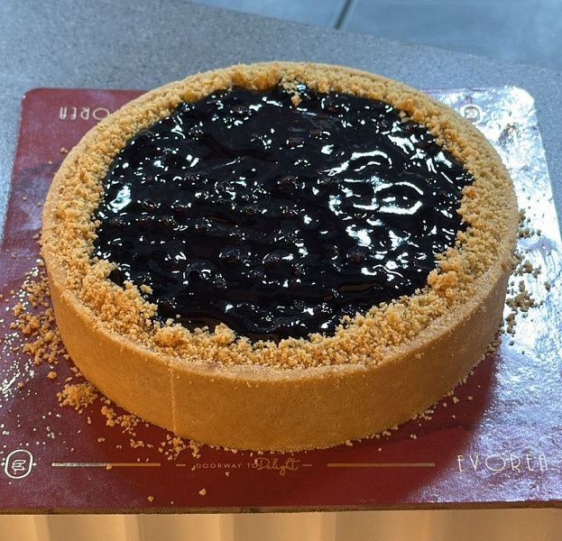 Blueberry Cold Cheesecake