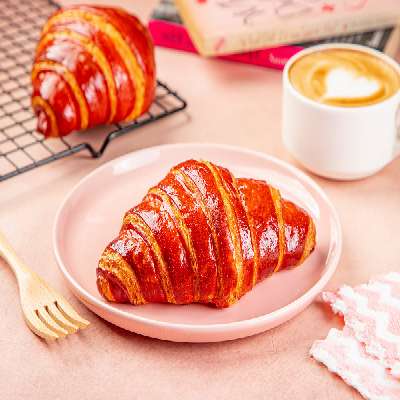 Red Coloured Croissant