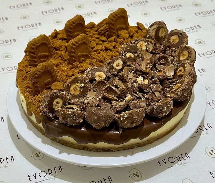 Nutella Ferrero & Biscoff Baked Cheesecake
