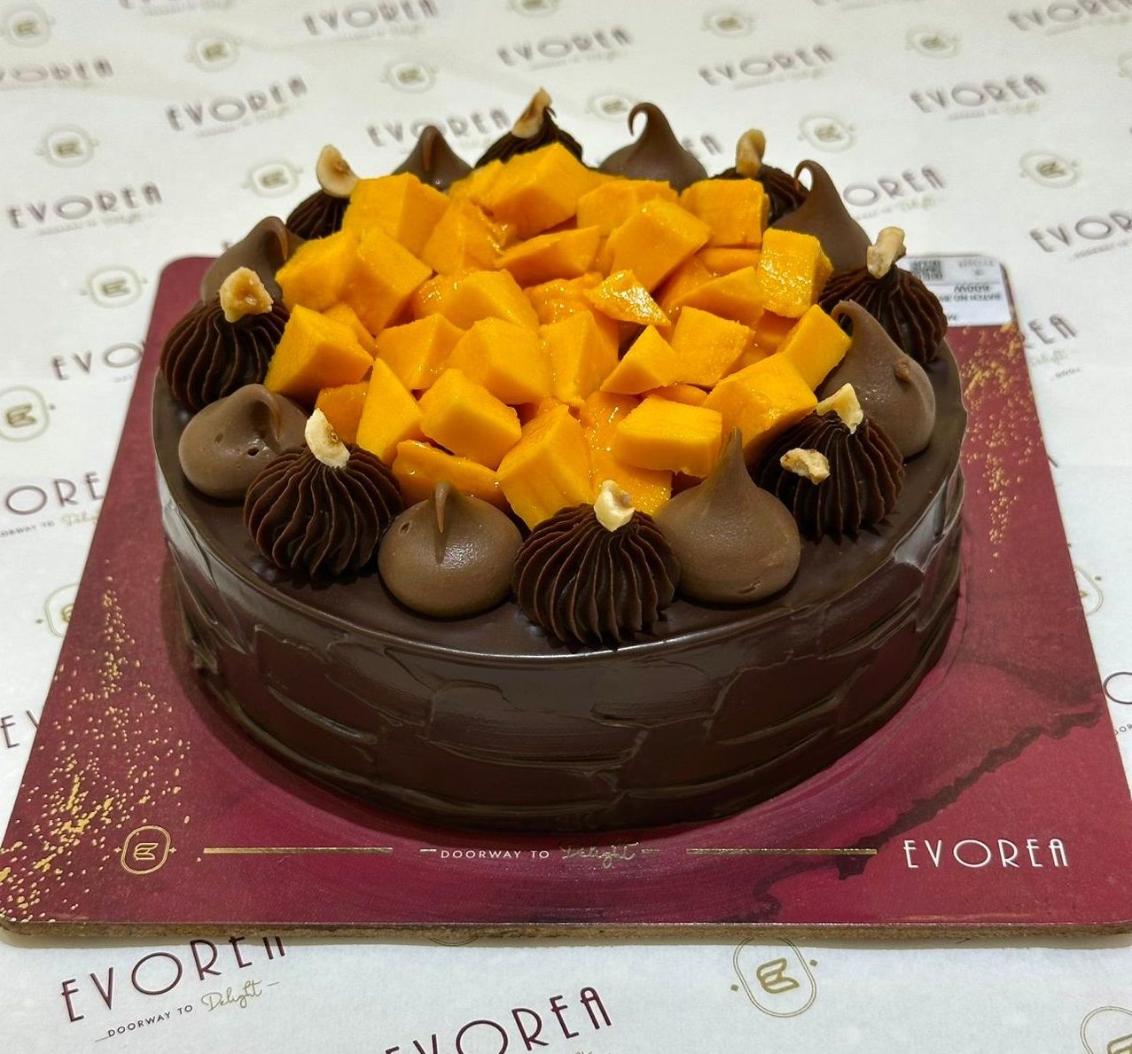 Mango Nutella Cake