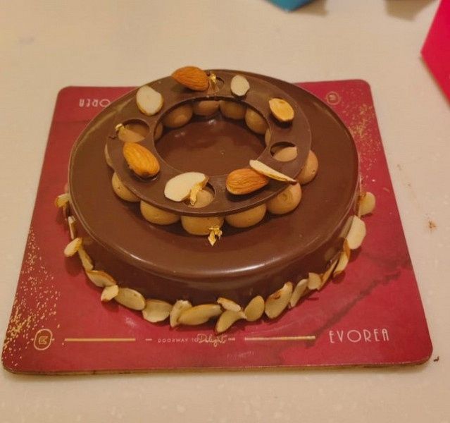 Roasted Almond Chocolate Cake