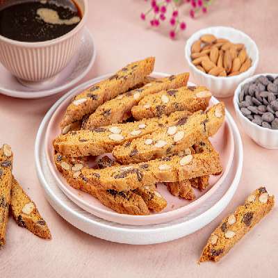 Almond Chocolate Biscotti (150Gm)