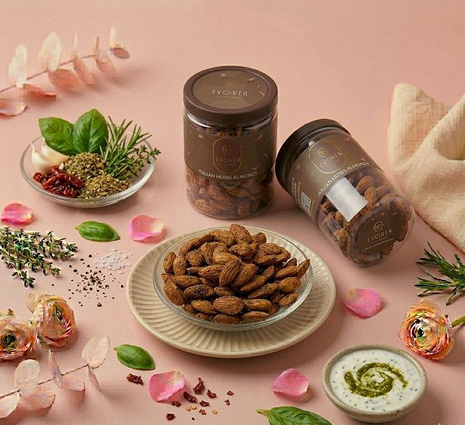 Italian Herbs Almonds 100Gm