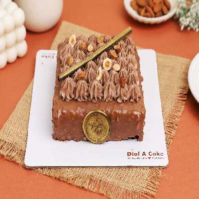 Belgian Almond Crackle Cake