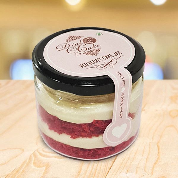 Red Velvet Cake Jar
