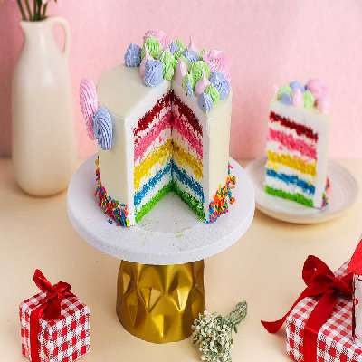 Rainbow Cake (500 Gm)