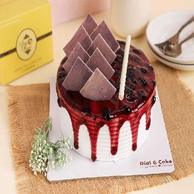 Blueberry Cream Cake