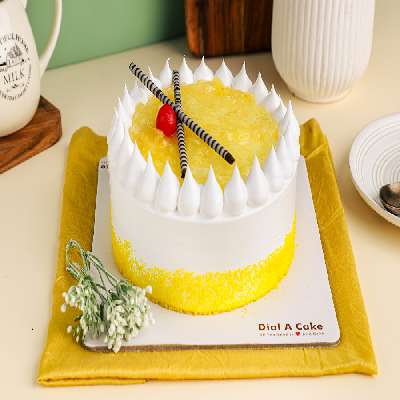 Fresh Cream Pineapple Cake