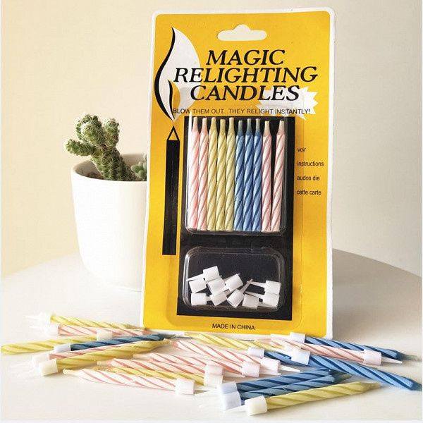 Magic Relighting Candles (Pack Of 10)