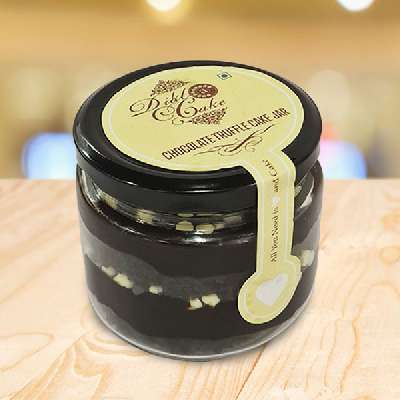 Chocolate Truffle Cake Jar