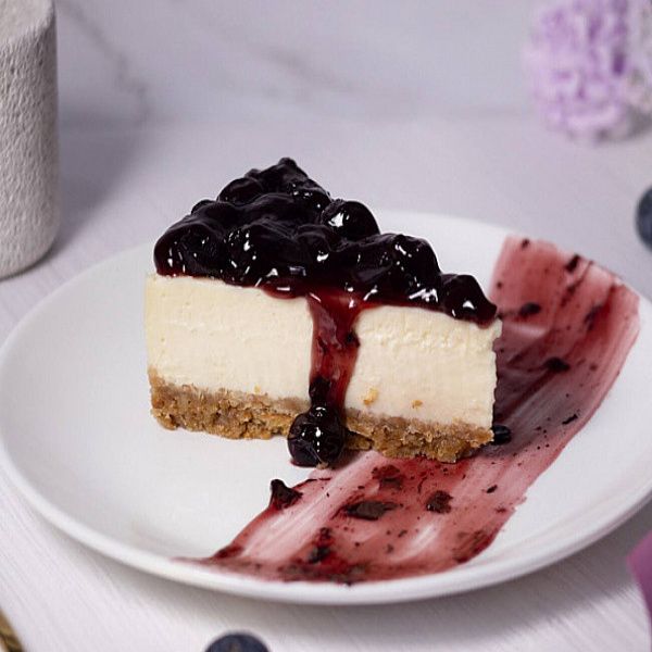 Blue Berry Cheese Cake Slice
