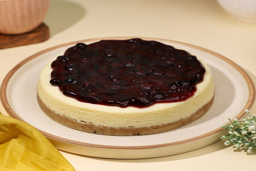 Blueberry Baked Cheese Cake