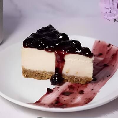 Blueberry Baked Cheese Slice