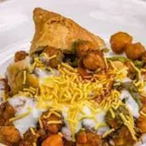 Chole Samosa Chaat