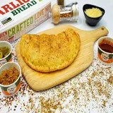 Stuffed Garlic Bread With Mutton Keema,Jalapenos With Nashville Sauce