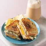 Smoked Chicken Ham and Egg Sourdough Sandwich