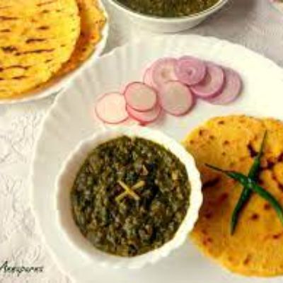 Saag Makki Roti