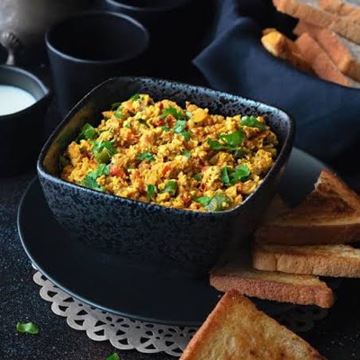 EGG Bhuji With Bread/Pao