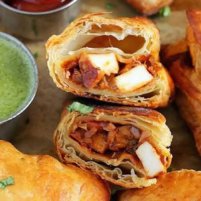 Tandoori Paneer Puff