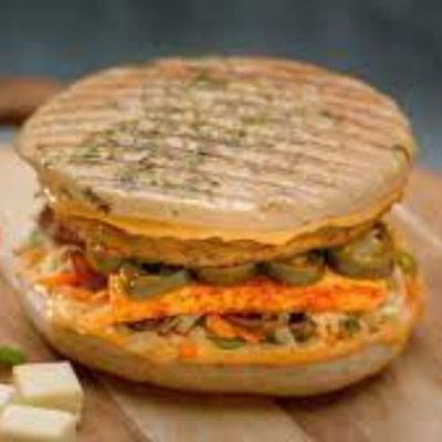 Crispy paneer brulcha