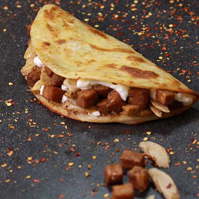 1 Pc Chicken Seekh Kebab & Chicken Bbq Taco'S